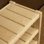 Тумба для обуви Классическая, 3 полки, 91х35х48,5 см, деревянная, ХСК-16