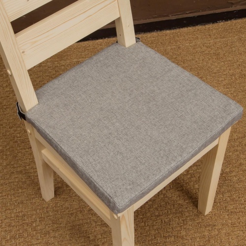 Подушка серая для стула обеденного ТП-МО-С