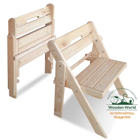 Стул садовый складной, деревянный, МС-01 Стул садовый складной, деревянный, МС-01
